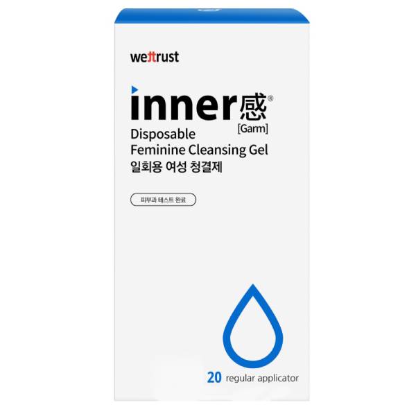 inner感 私密抑菌保濕凝膠｜消炎舒癢 去除異味 抑制陰道念珠菌｜20支裝｜韓國製造｜inclear